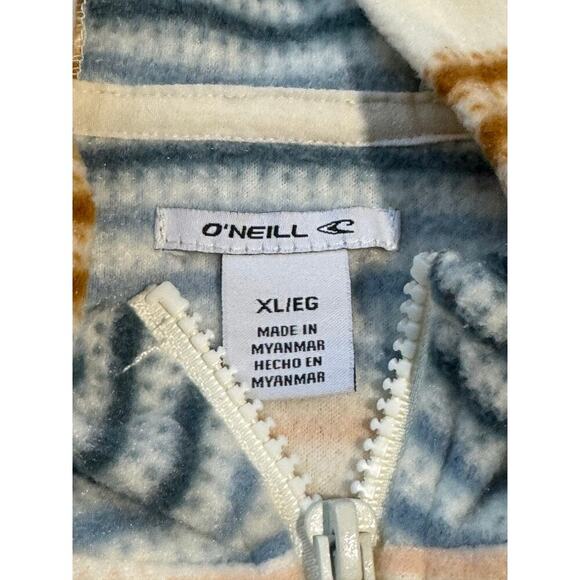 NWOT - O'Neill Fleece 1/2 zip Jacket/hoodie, XL - Picture 2 of 7